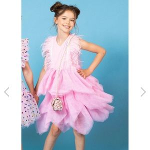 Lola + Boys Bubble Gum Pink Gigi dress.